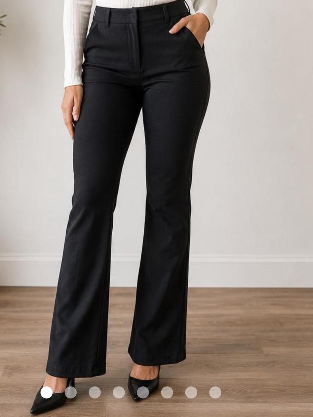 Classic High-Waist Pixie Black Flare Pants Old Navy Women’s Size 18